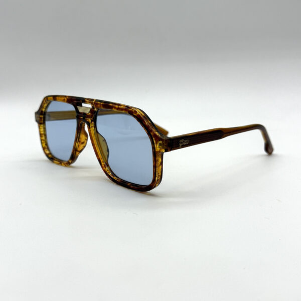 Vintage Brown Blue